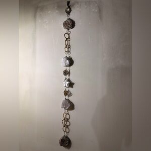 Moonstone and Agate Rose Charm